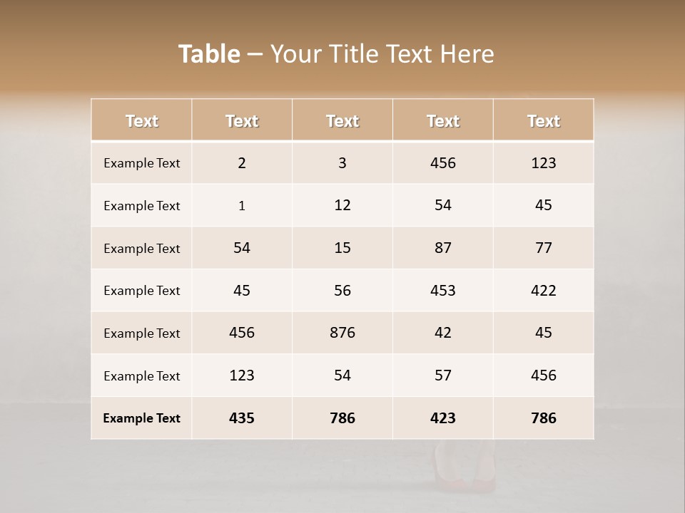 Beauty Body Dress PowerPoint Template