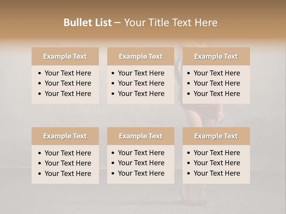 Beauty Body Dress PowerPoint Template