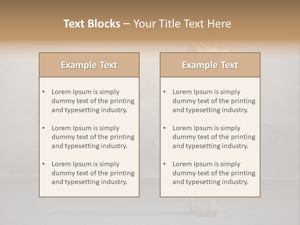 Beauty Body Dress PowerPoint Template