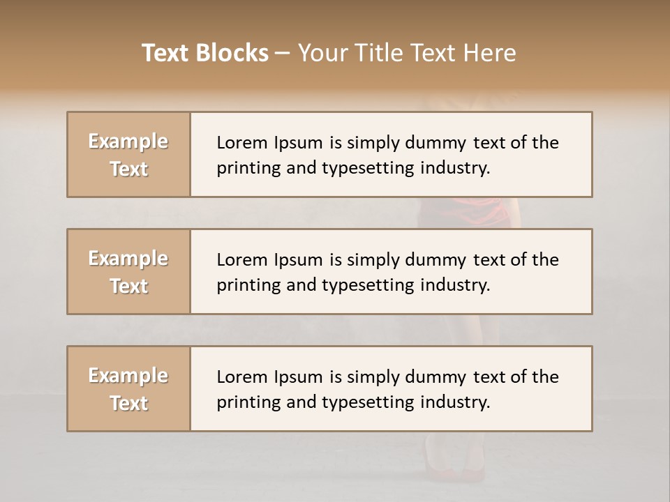 Beauty Body Dress PowerPoint Template