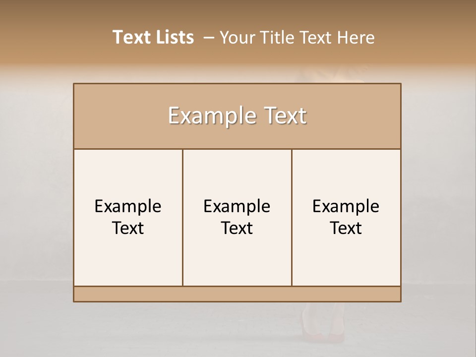 Beauty Body Dress PowerPoint Template