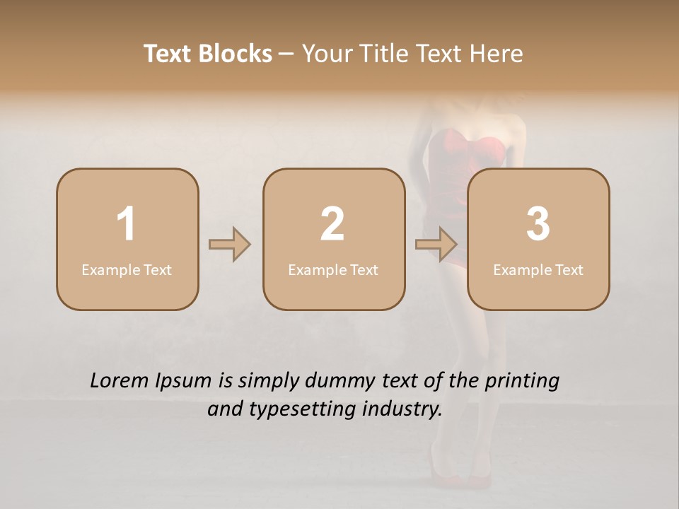 Beauty Body Dress PowerPoint Template