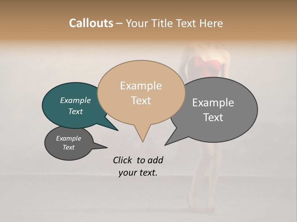 Beauty Body Dress PowerPoint Template