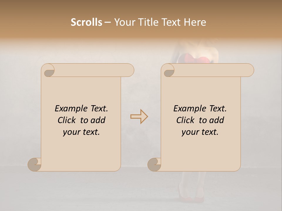 Beauty Body Dress PowerPoint Template