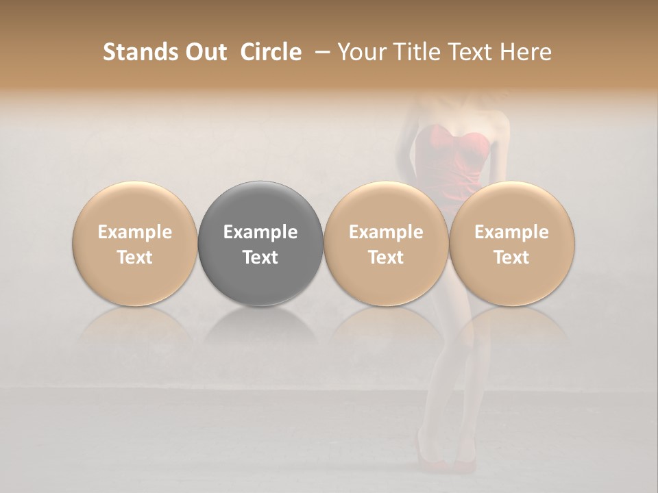 Beauty Body Dress PowerPoint Template