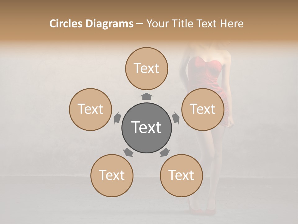 Beauty Body Dress PowerPoint Template