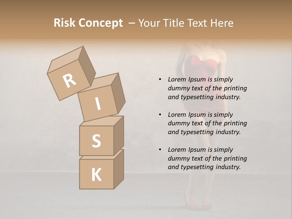 Beauty Body Dress PowerPoint Template