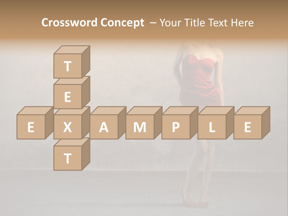 Beauty Body Dress PowerPoint Template