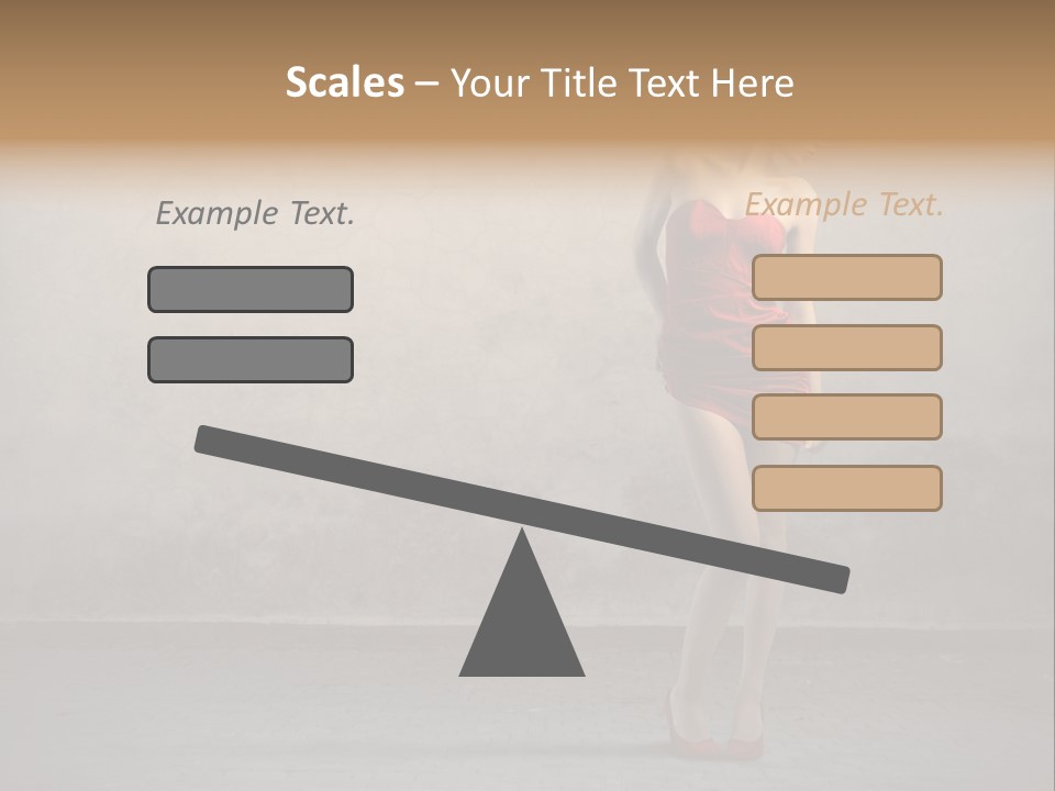Beauty Body Dress PowerPoint Template