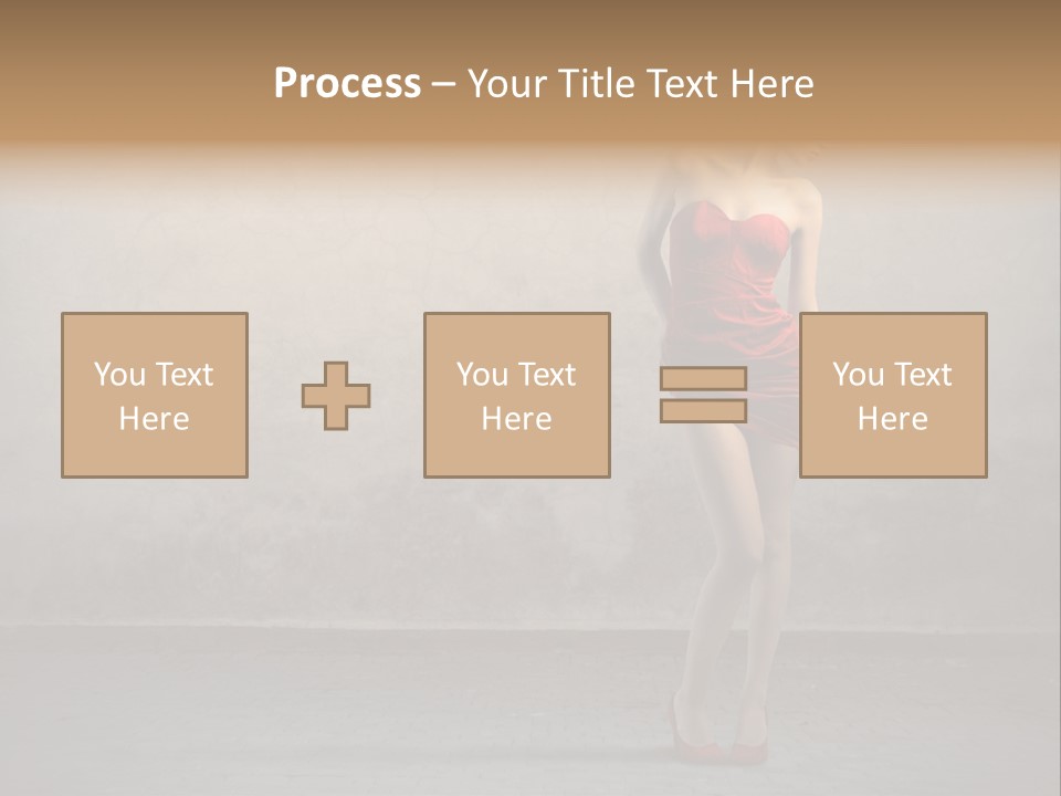 Beauty Body Dress PowerPoint Template