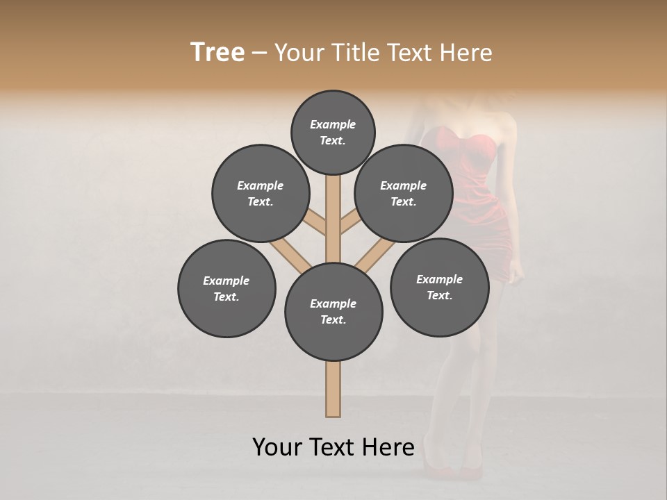 Beauty Body Dress PowerPoint Template