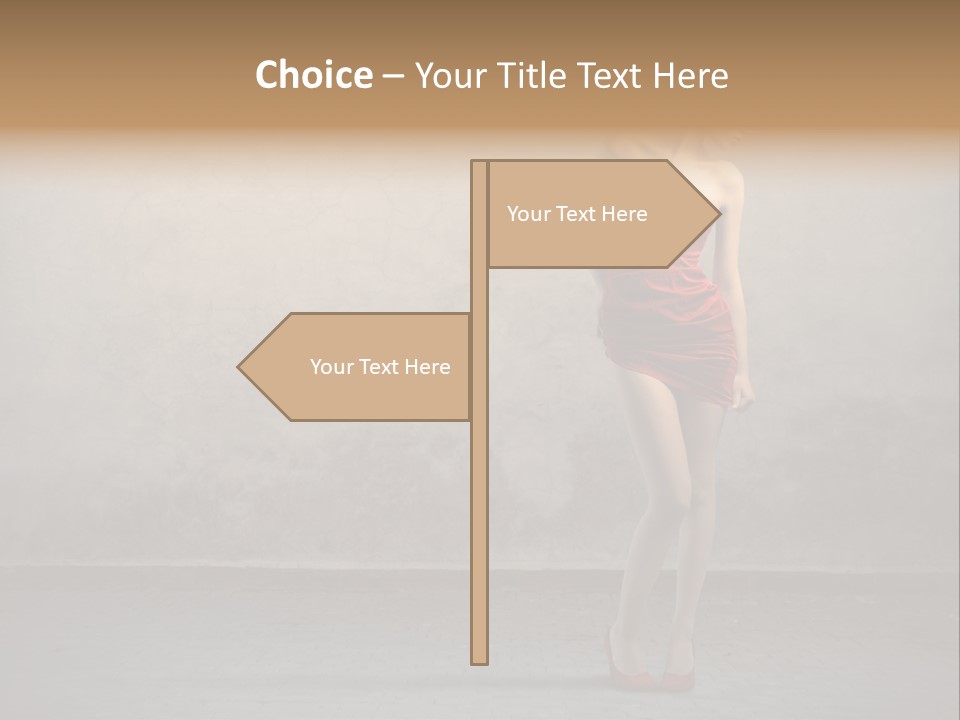 Beauty Body Dress PowerPoint Template