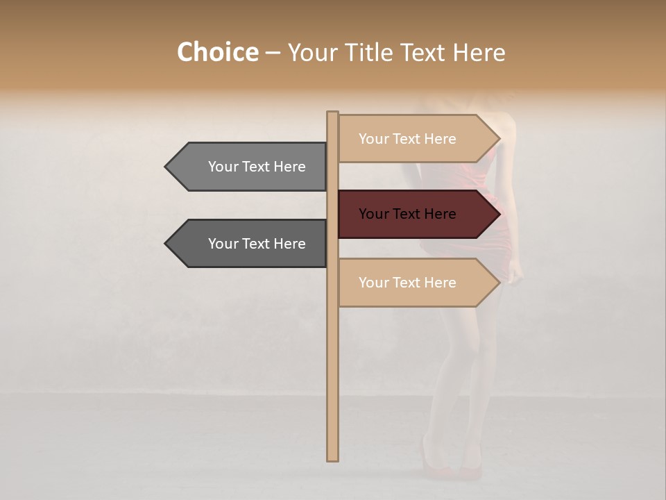 Beauty Body Dress PowerPoint Template