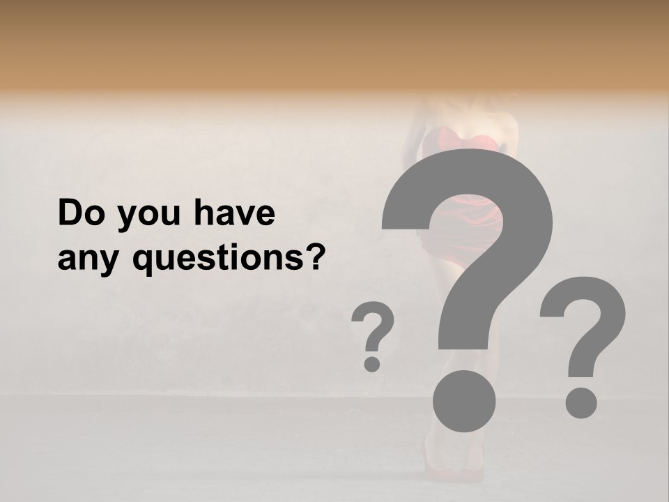 Beauty Body Dress PowerPoint Template