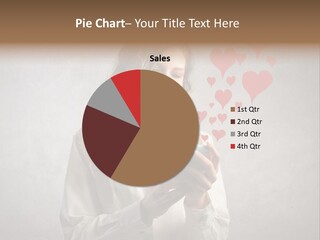 Blonde Pretty Sentiment PowerPoint Template