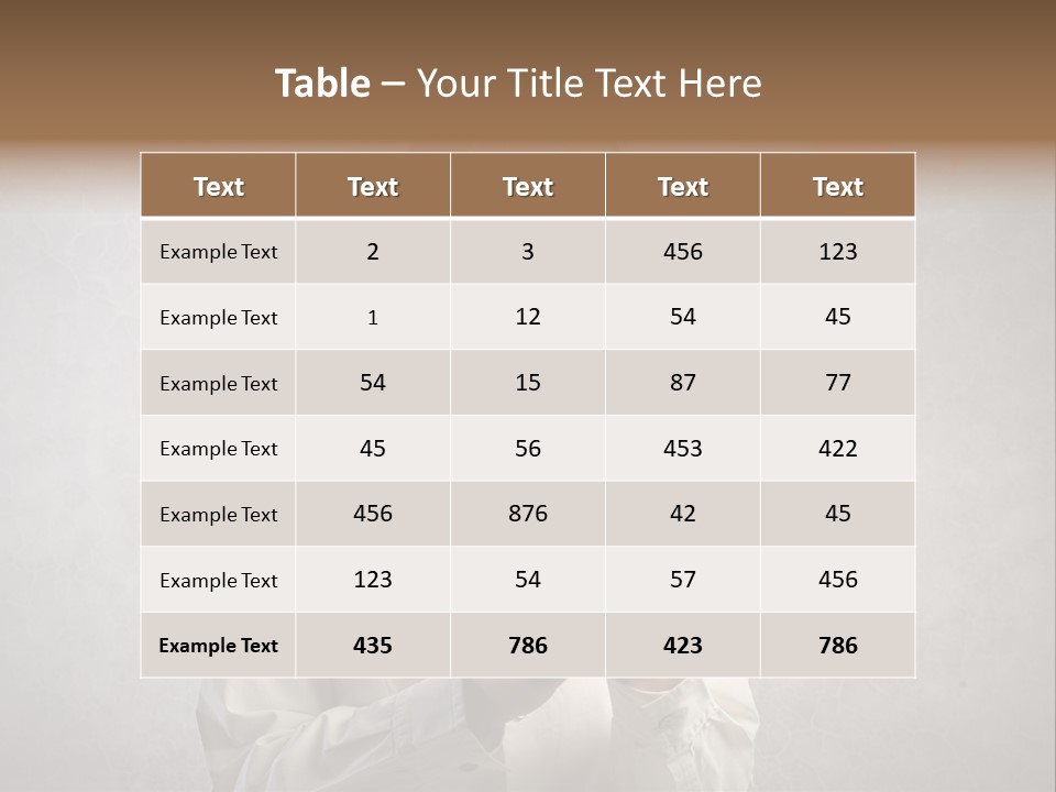 Blonde Pretty Sentiment PowerPoint Template