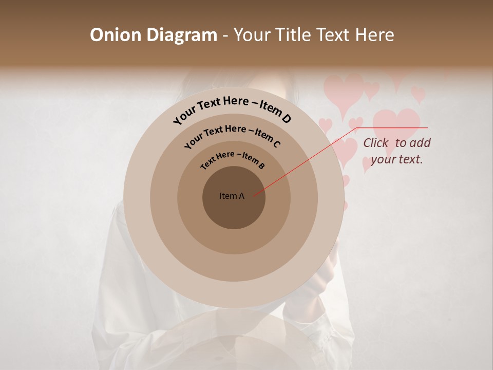 Blonde Pretty Sentiment PowerPoint Template