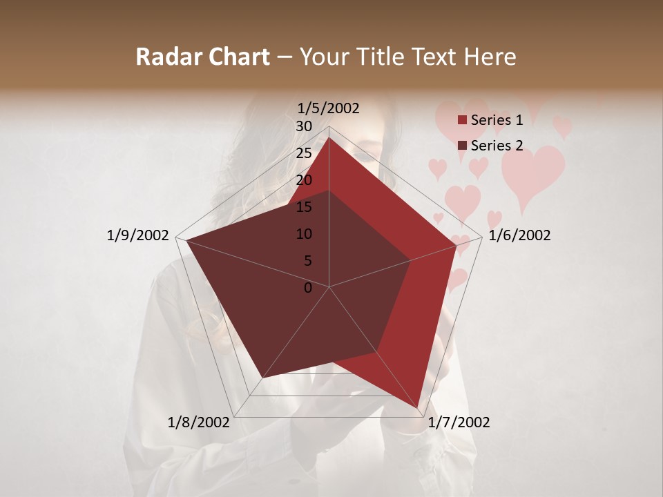 Blonde Pretty Sentiment PowerPoint Template