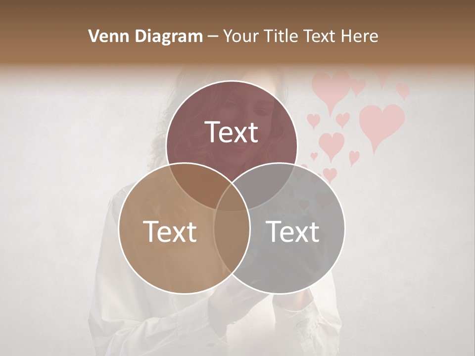 Blonde Pretty Sentiment PowerPoint Template