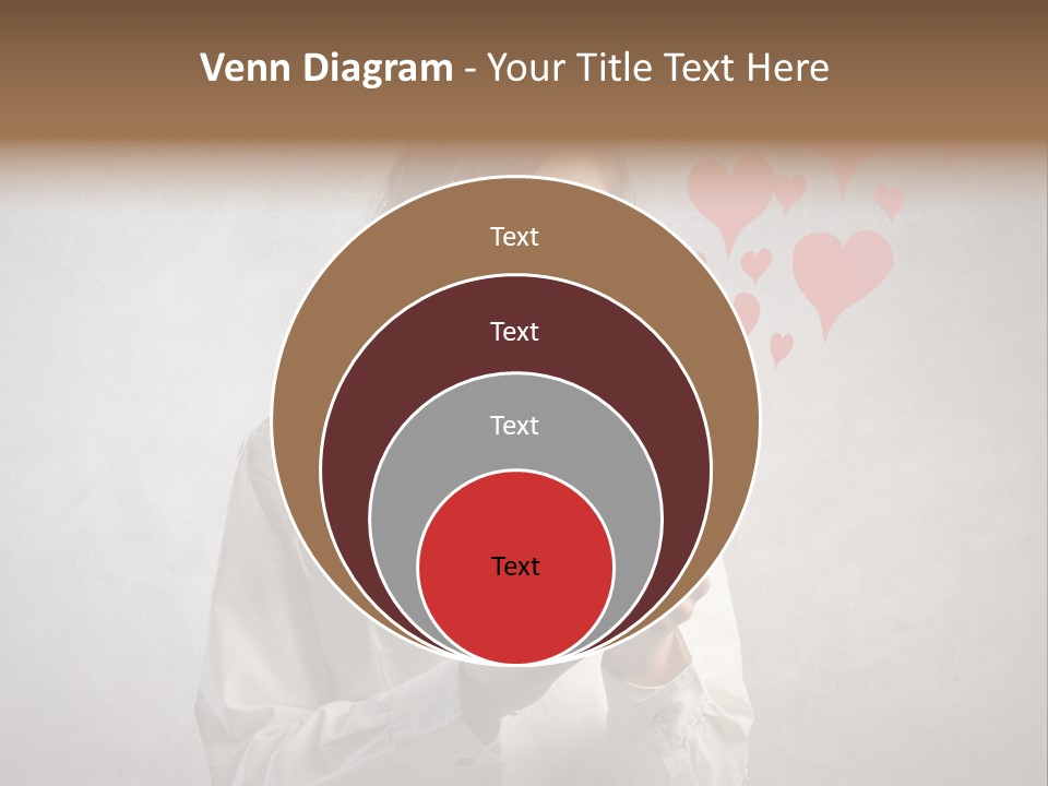 Blonde Pretty Sentiment PowerPoint Template