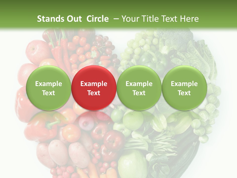 Heart Background Pepper PowerPoint Template