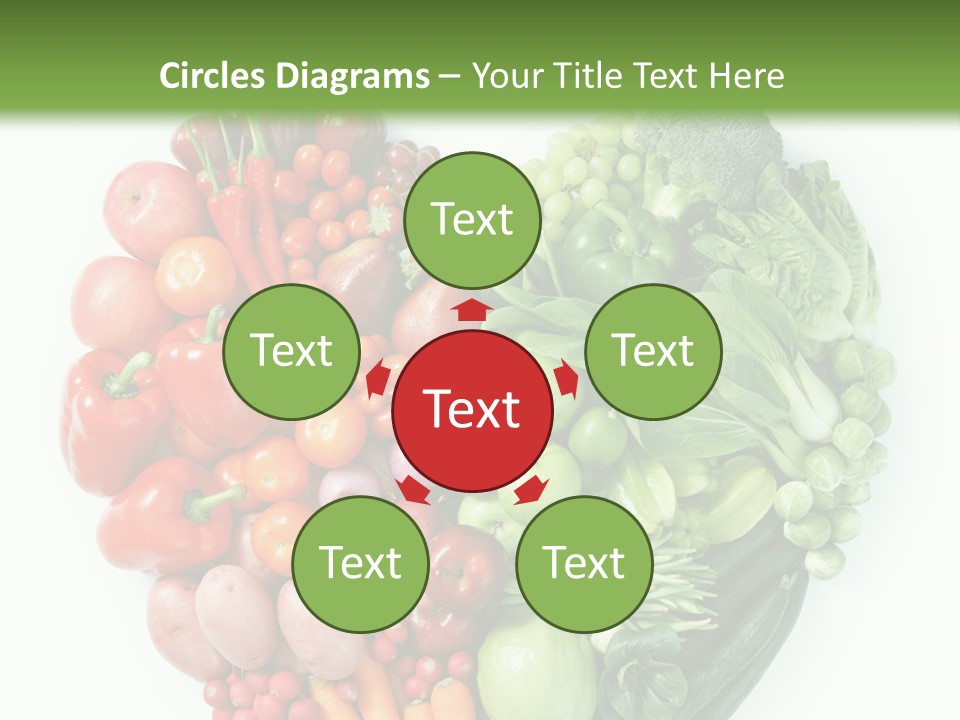 Heart Background Pepper PowerPoint Template