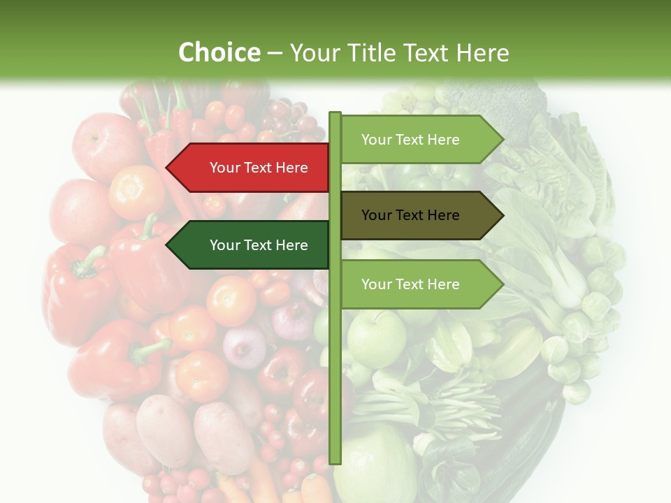 Heart Background Pepper PowerPoint Template