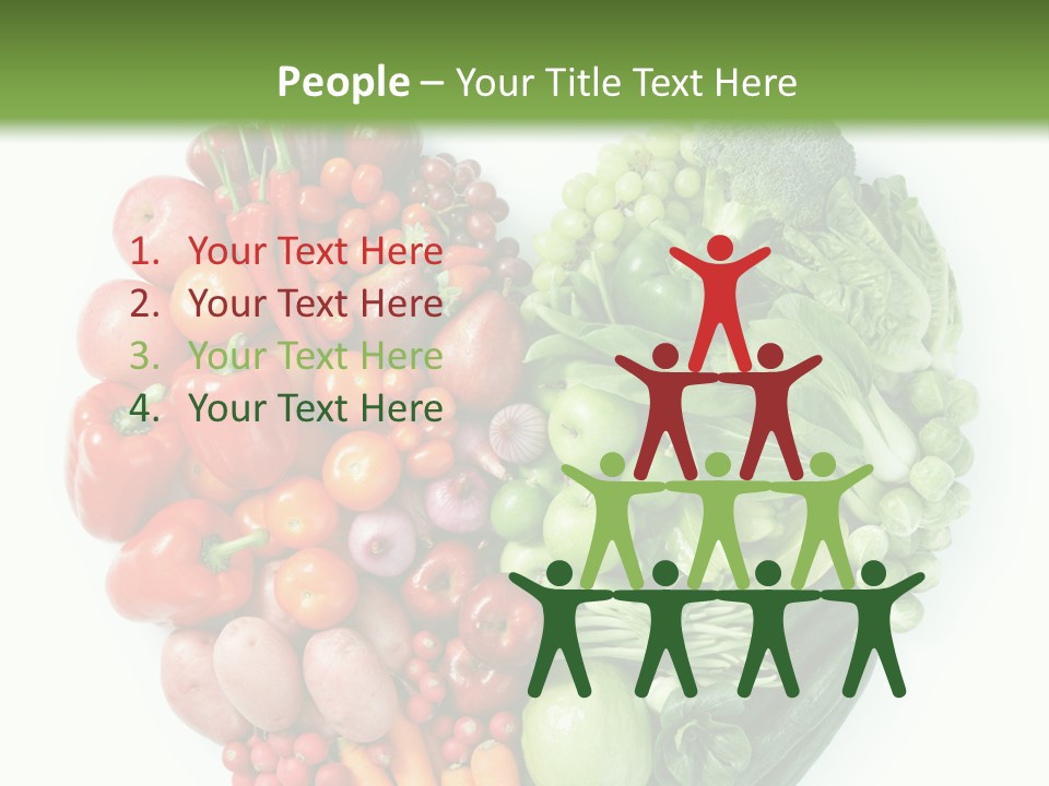 Heart Background Pepper PowerPoint Template