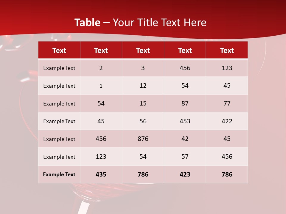 Background Drink Indoors PowerPoint Template