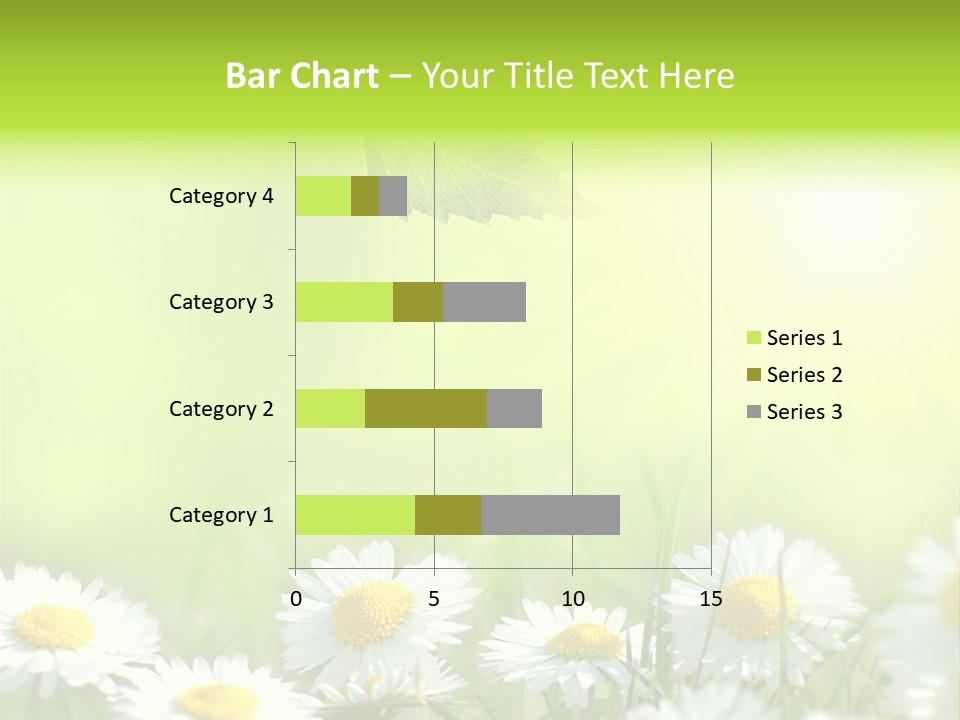 Chamomile Beam Sun PowerPoint Template