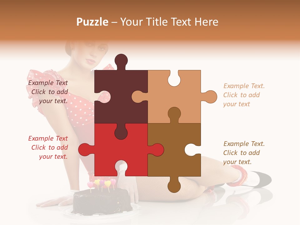 Attractive Young Shape PowerPoint Template