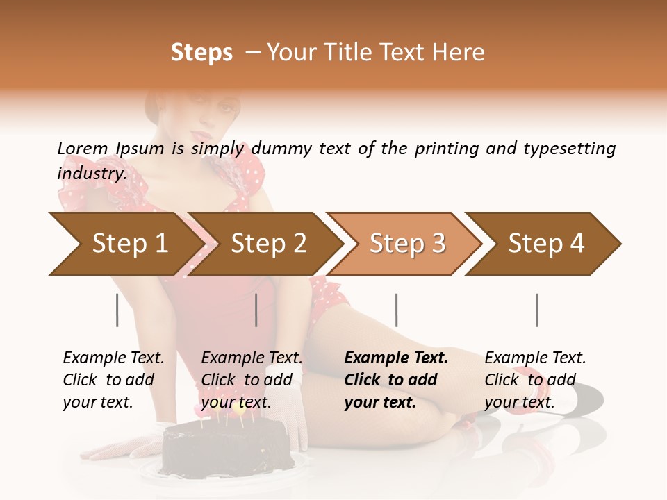 Attractive Young Shape PowerPoint Template