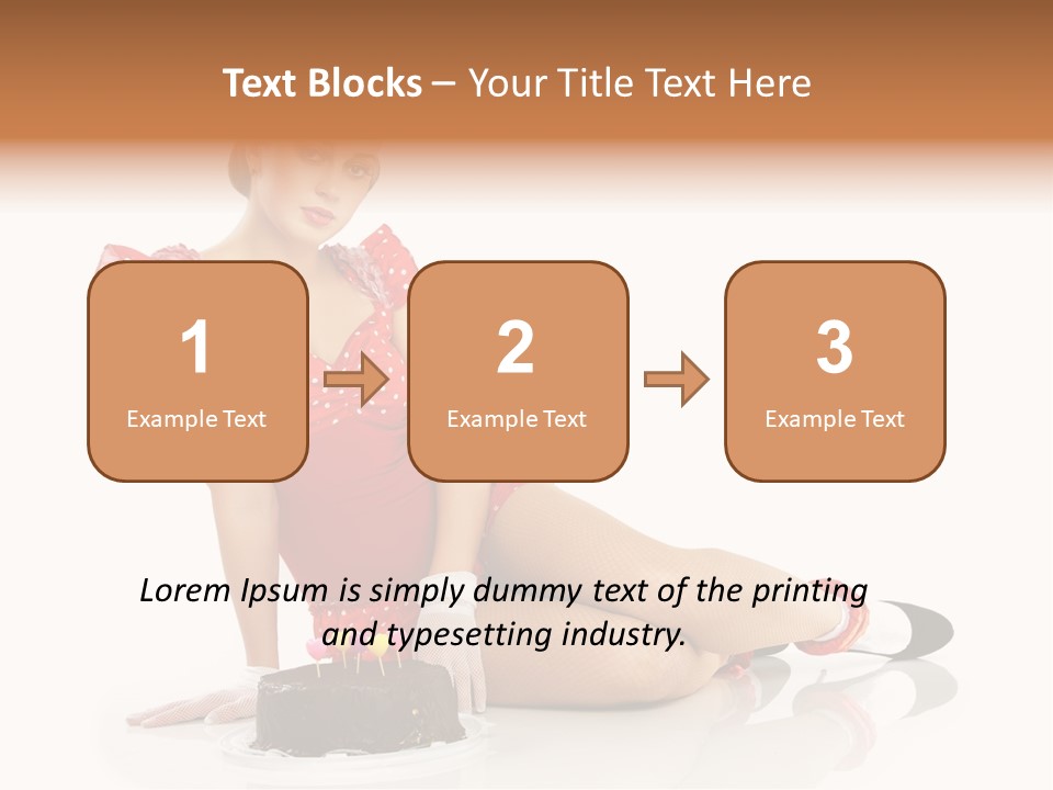 Attractive Young Shape PowerPoint Template