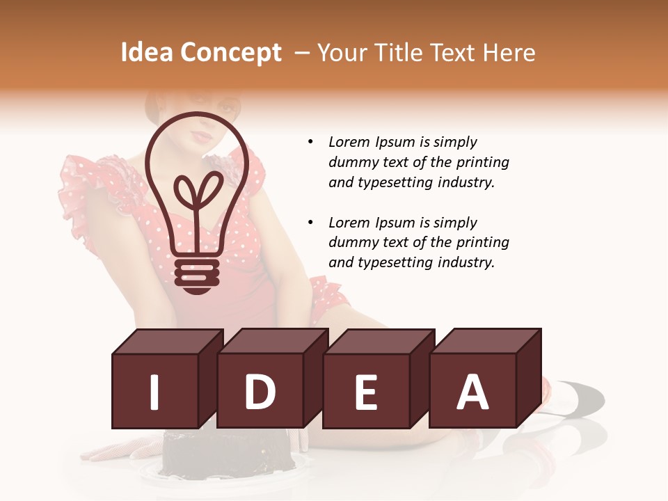 Attractive Young Shape PowerPoint Template