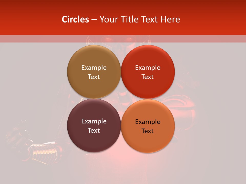 Isolated Girl Artificial PowerPoint Template