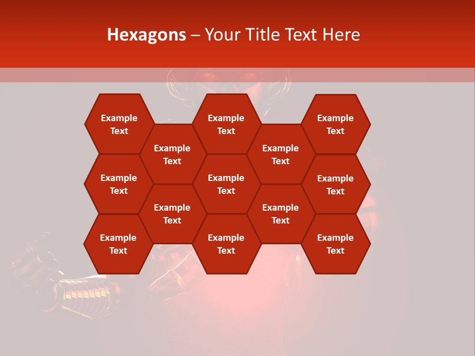 Isolated Girl Artificial PowerPoint Template