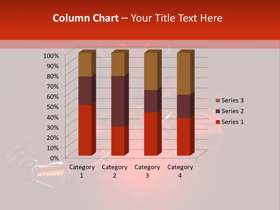 Isolated Girl Artificial PowerPoint Template