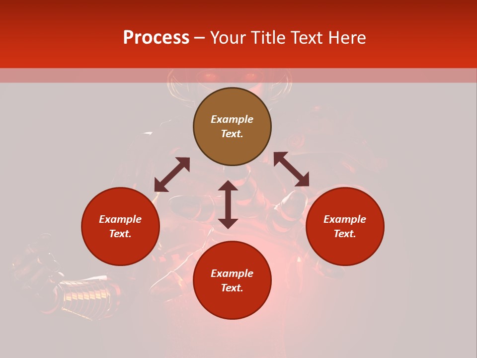 Isolated Girl Artificial PowerPoint Template