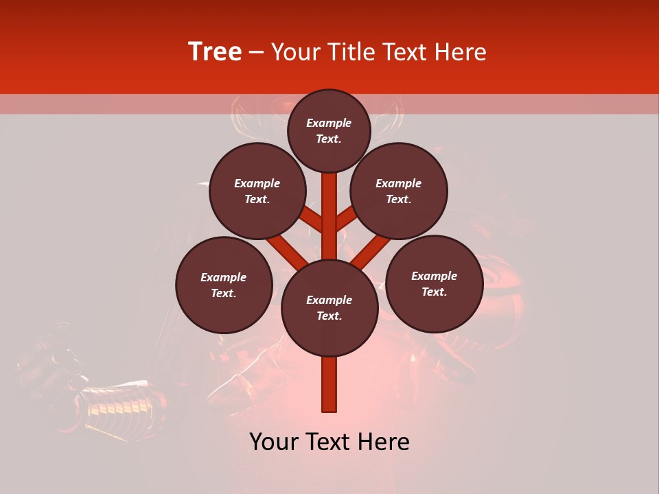 Isolated Girl Artificial PowerPoint Template