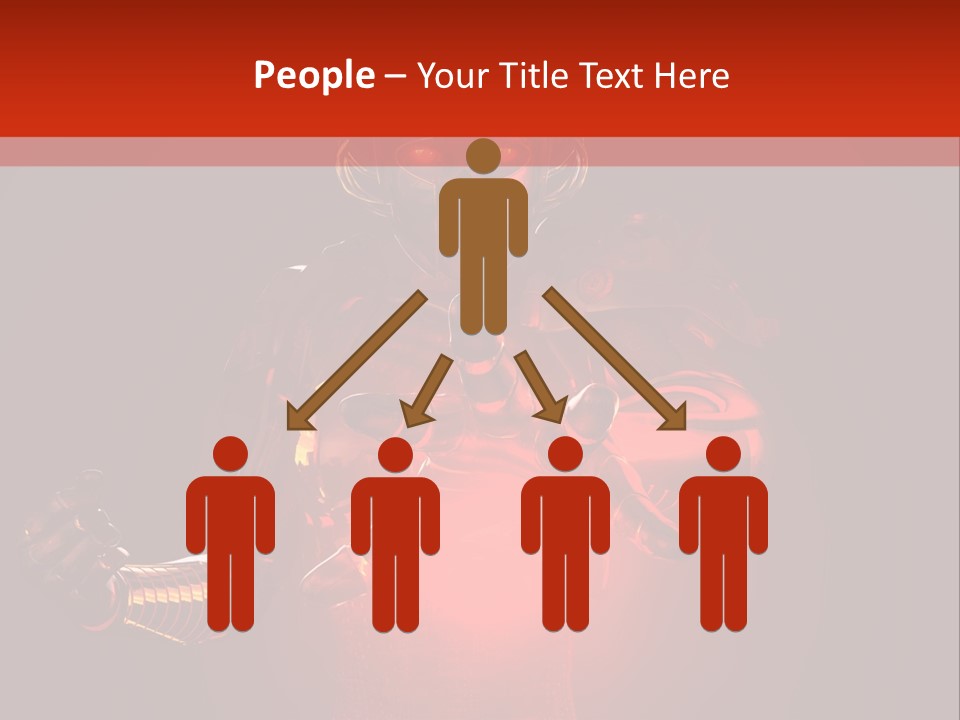 Isolated Girl Artificial PowerPoint Template