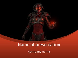 Rendering Mech Fantasy PowerPoint Template