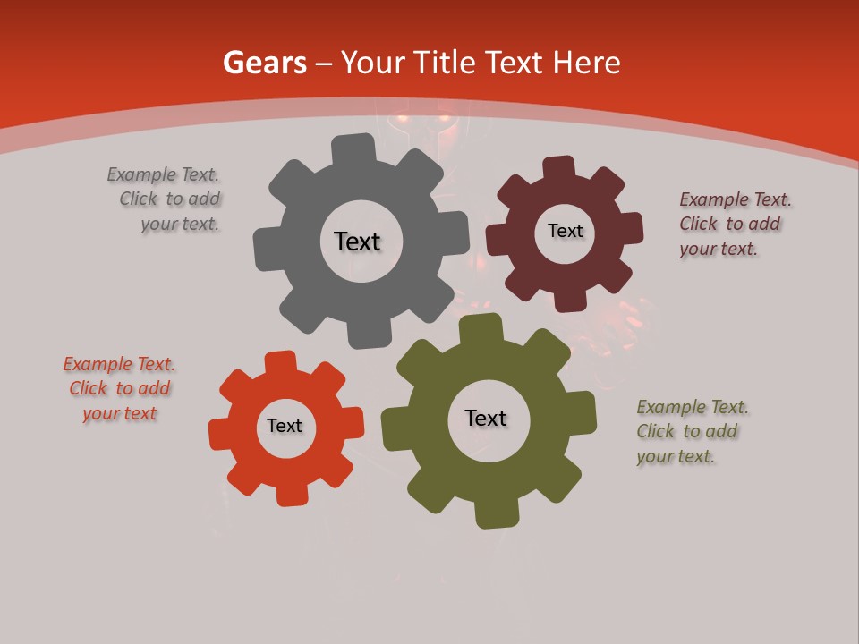 Rendering Mech Fantasy PowerPoint Template