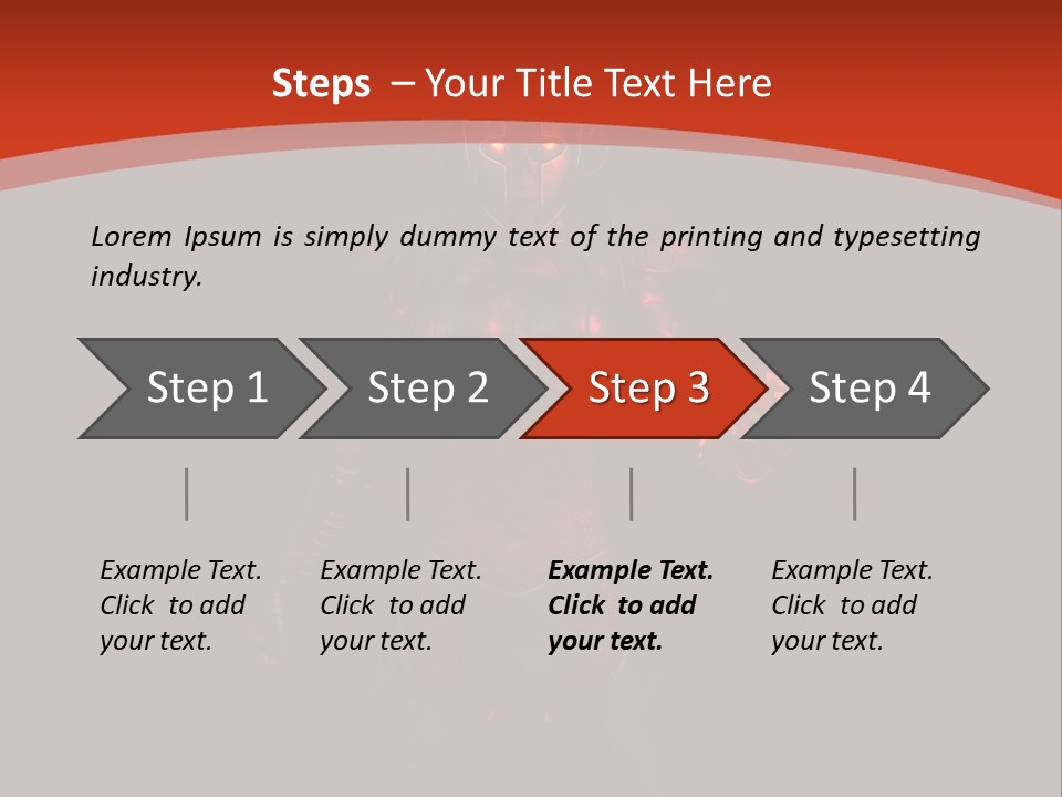 Rendering Mech Fantasy PowerPoint Template