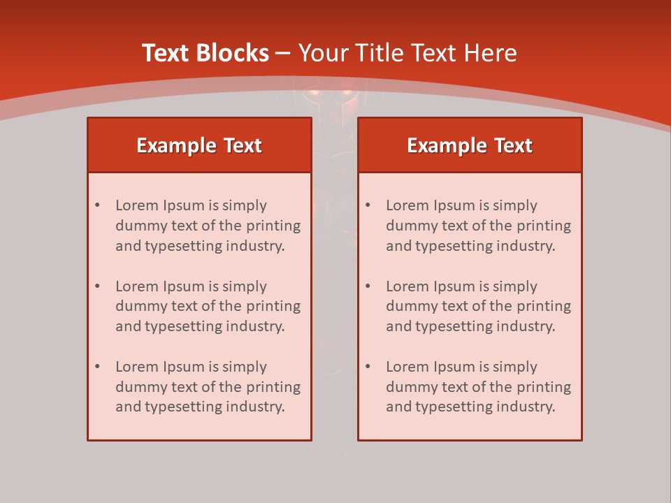 Rendering Mech Fantasy PowerPoint Template
