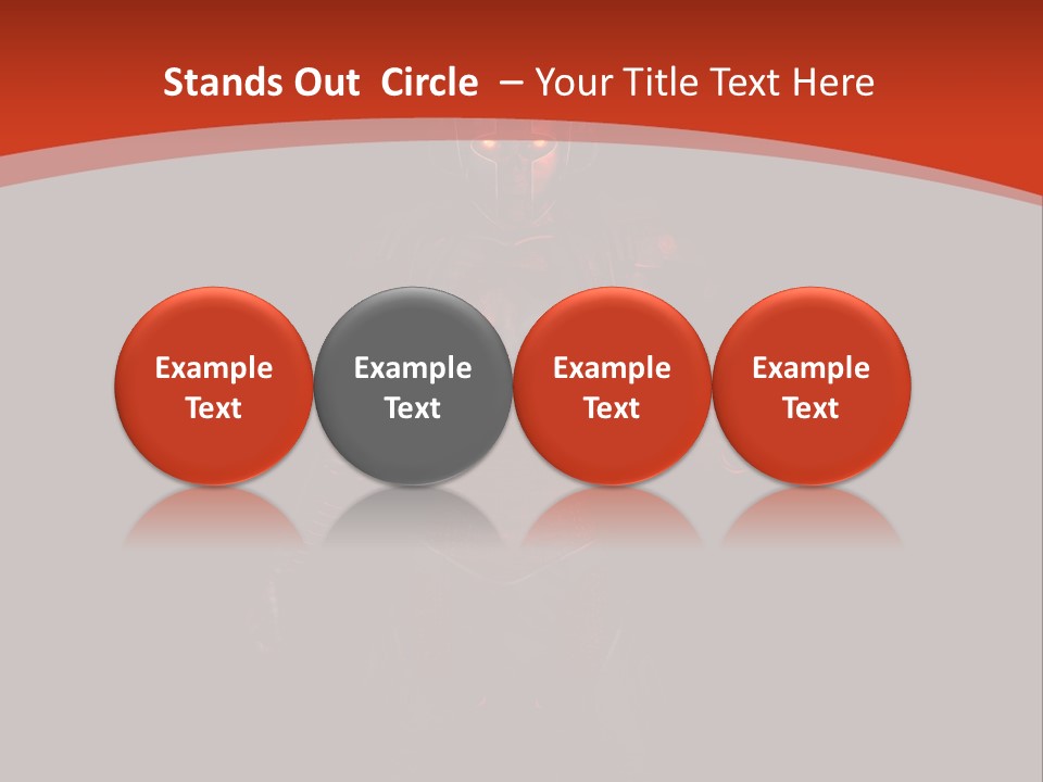 Rendering Mech Fantasy PowerPoint Template