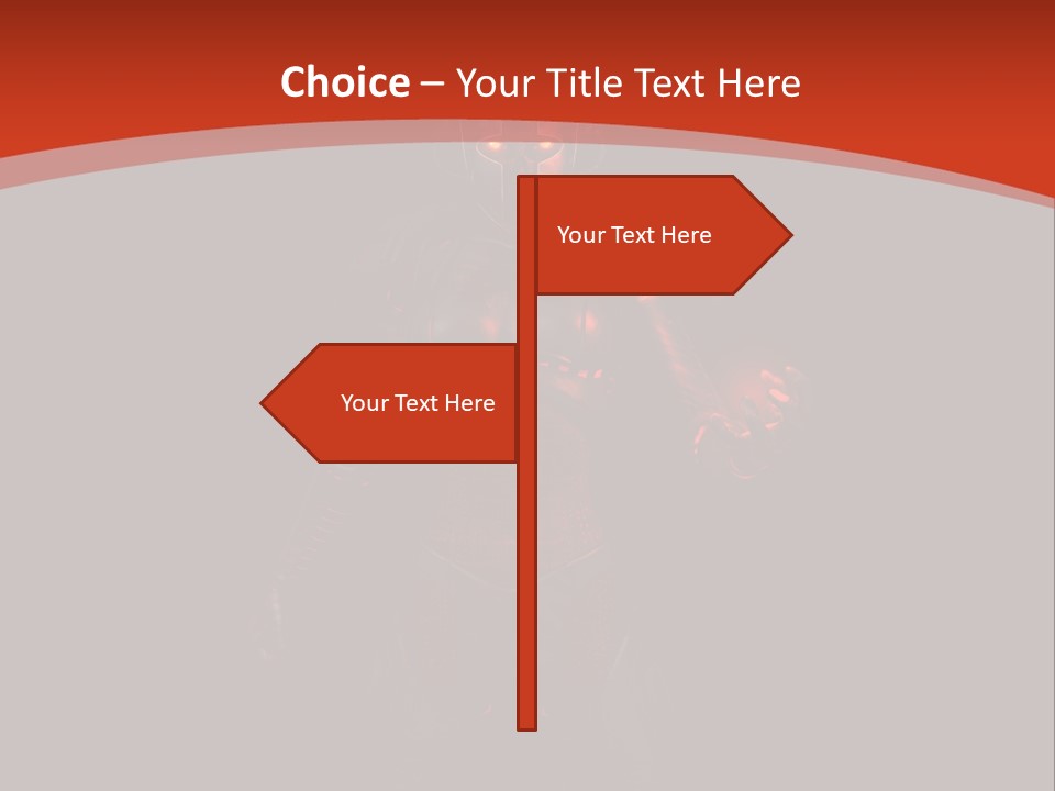 Rendering Mech Fantasy PowerPoint Template