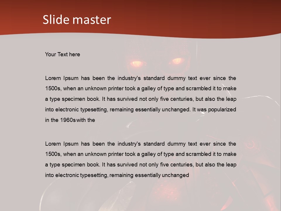 Model Female Concepts PowerPoint Template