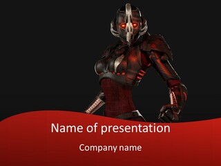 Intelligence Automation Illustration PowerPoint Template