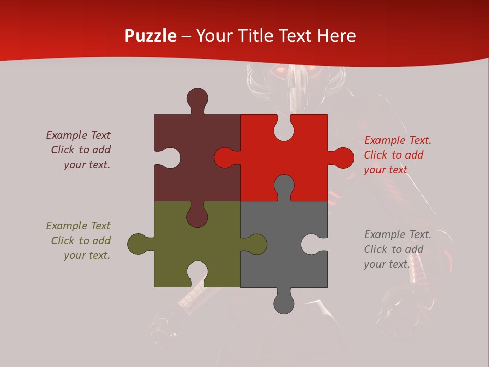 Intelligence Automation Illustration PowerPoint Template