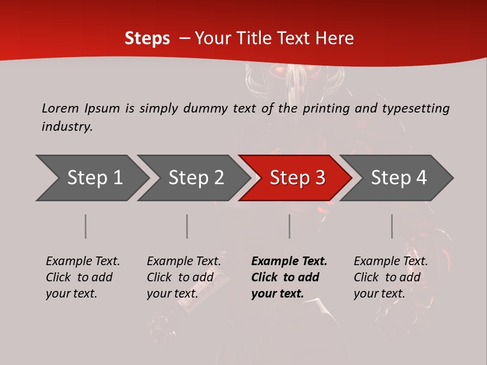 Intelligence Automation Illustration PowerPoint Template